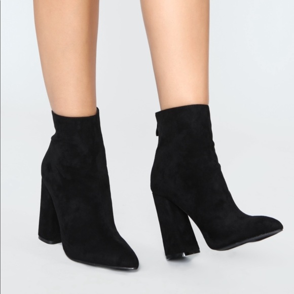 Fashion Nova Shoes - Fashion Nova Who Said Bootie Murphy Black
